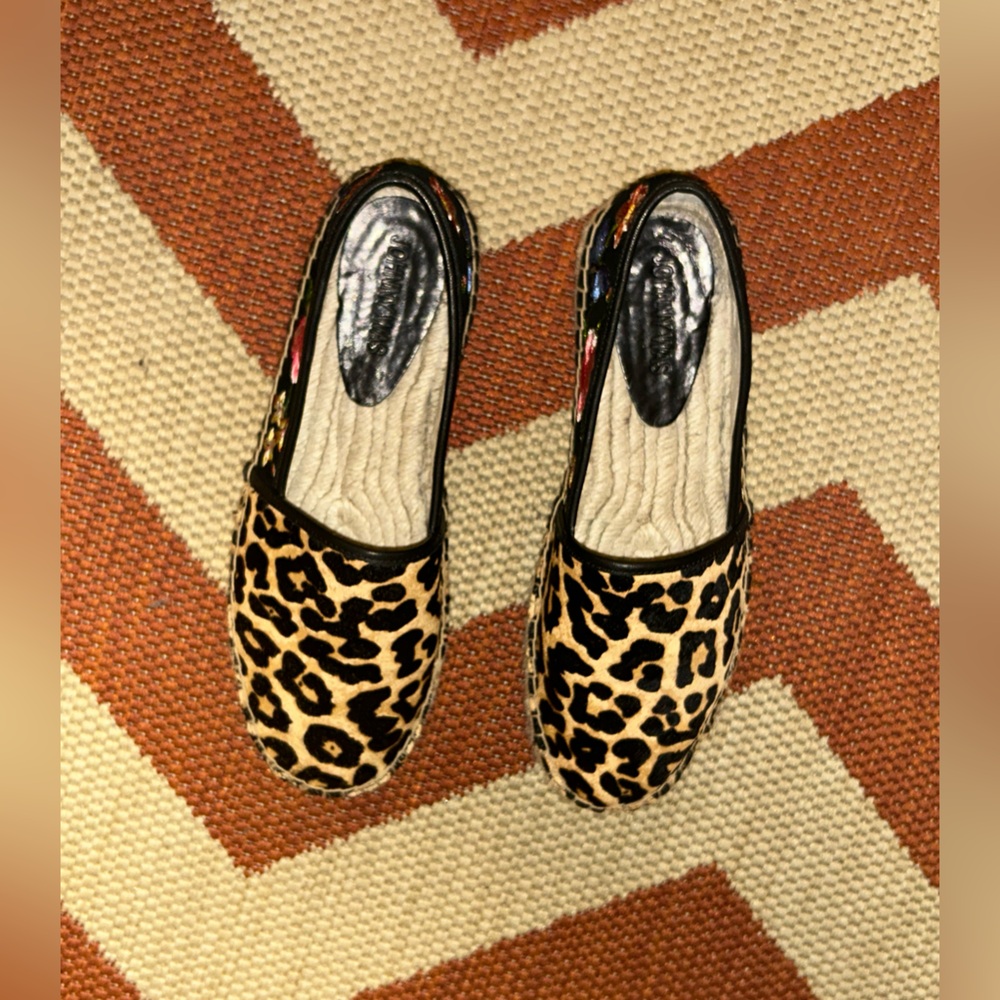 Johnny Was Garden Leopard Espadrille - Picture 2 of 8